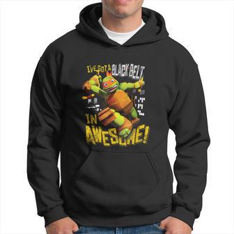 Michelangelo I've Got A Blackbelt In Awesome Hoodie - Monsterry