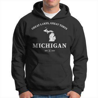 Michigan Great Lakes Great Times Hoodie - Monsterry UK