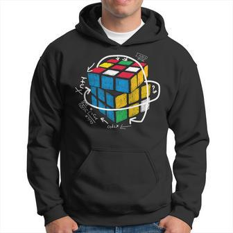 Mind Brain Games Puzzle Rubix Cube Solving Math Problem Hoodie - Thegiftio UK