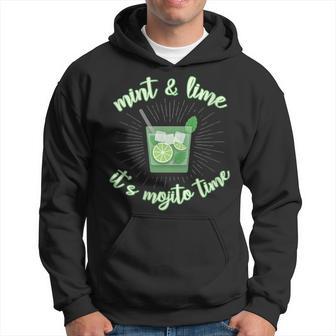 Mint & Lime It's Mojito Time Mojito Drinking Hoodie - Monsterry