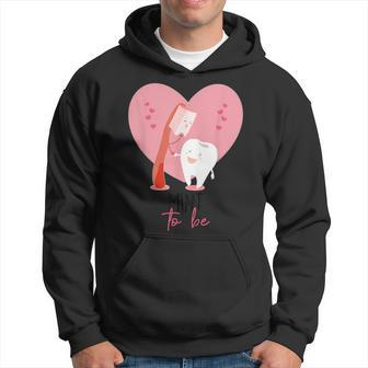 Mint To Be Toothbrush & Tooth Dentist Cute Valentine's Day Hoodie - Monsterry