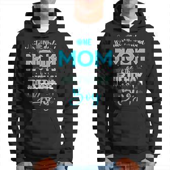Mom Of The Birthday Boy Winter Onederland Family Hoodie - Thegiftio