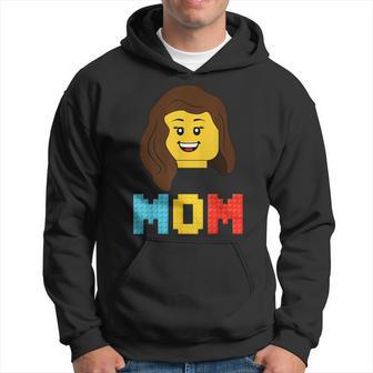 Mom Master Builder Building Bricks Blocks Matching Family Hoodie - Seseable