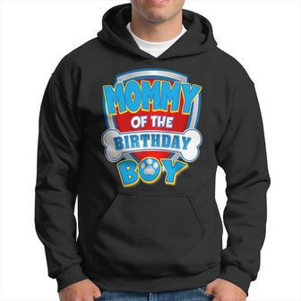 Mommy Of The Birthday Boy Dog Paw Family Matching Hoodie - Monsterry DE