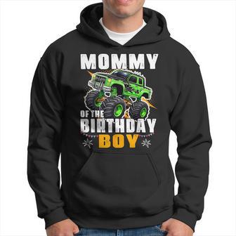 Mommy Of The Birthday Boy Monster Truck Birthday Family Hoodie - Monsterry CA