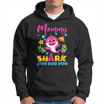 Mommy Of Birthday Shark Matching Oufit Party For Family Hoodie - Thegiftio UK