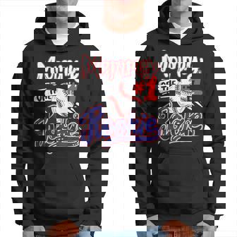 Mommy Of Rookie 1St Baseball Birthday Party Theme Matching Hoodie - Seseable