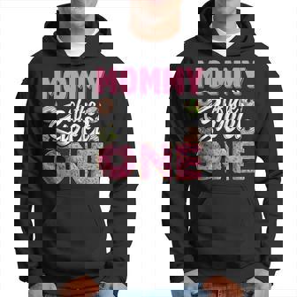 Mommy Of The Sweet One Birthday 1St B-Day Donut One Party Hoodie - Seseable