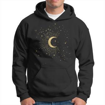 Mond Am Sternenhimmel Geschenk Geburtstag Damen Hoodie - Seseable