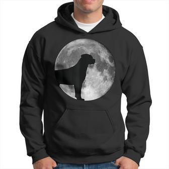 Mondlicht Labrador Silhouette Herren Hoodie, Hundeliebhaber Design - Seseable