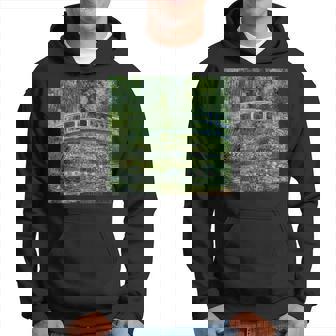 Monet's Water Lilies And Japanese Bridge Garden Hoodie - Thegiftio
