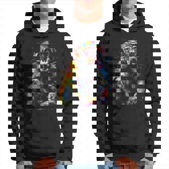 Mono Animal Zoológico – Colorido Diseño Animal Arte Mono Sudadera - Regaloses