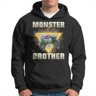 Monster Truck Brother Retro Vintage Monster Truck Hoodie - Monsterry UK