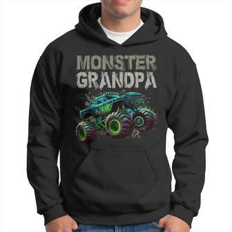 Monster Truck Grandpa Family Matching Monster Truck Lovers Hoodie - Monsterry