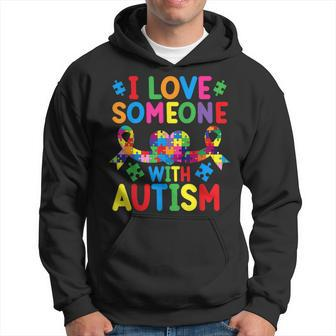 Month I Love Someone With Autistic Support Hoodie - Seseable
