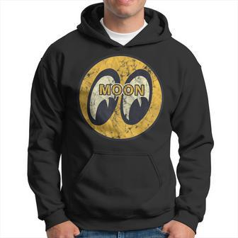 Moon Eyes Icon Graphic Hoodie - Seseable