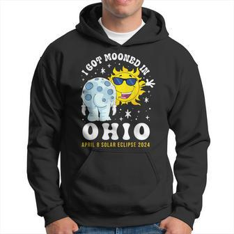 I Got Mooned In Ohio Total Solar Eclipse 2024 Hoodie - Monsterry DE