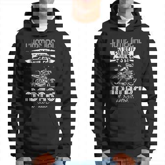 Motard Retraité Idée Cadeau Moto Humour Sweat à capuche - Cadeauxyz