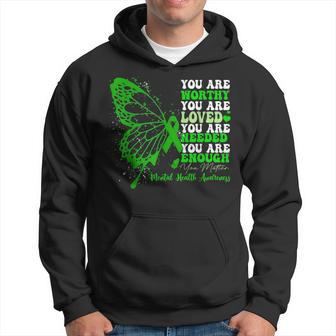 Motivational Support Warrior Mental Health Awareness Hoodie - Monsterry AU