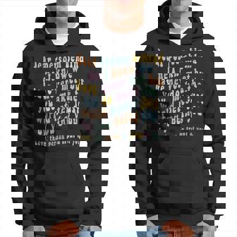 Motivationsspruch Schwarz Hoodie 'Dear Person Behind Me' Positives Statement - Seseable