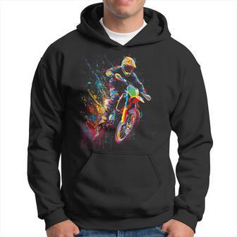Motorbike Colorful Motocross Bikes For Boys Hoodie - Thegiftio UK