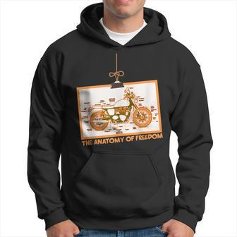 Motorcycle Lover Rider The Anatomy Of Freedom Hoodie - Monsterry UK