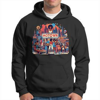 Motown Era Nostalgic Music Hoodie - Monsterry