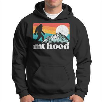Mount Hood Oregon Bigfoot Mountains Hoodie - Monsterry