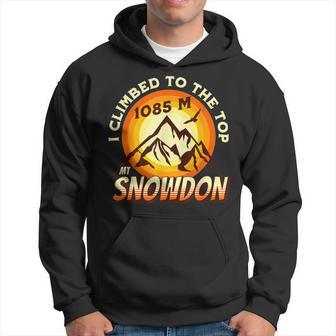 Mount Snowdon I Climbed To The Top 1085 M Hoodie - Thegiftio UK