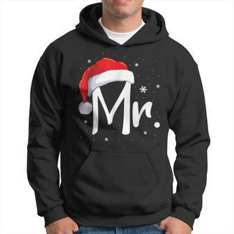 Mr And Mrs Claus Couples Matching Christmas Pajamas Santa Hoodie - Monsterry