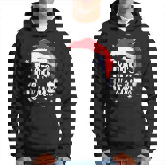 Mrs Claus Christmas Couples Matching His And Her Pajama Hoodie - Monsterry