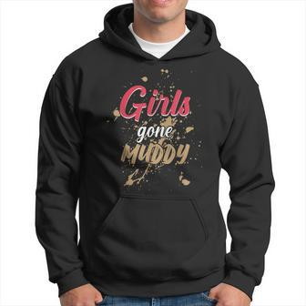 Mud Run Princess Girls Gone Muddy Team Girls Atv Hoodie - Seseable