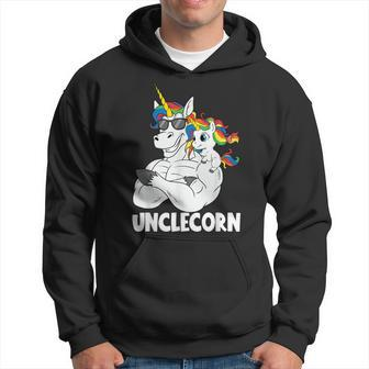 Muscle Unicorn Uncle Unclecorn Uncle With Niece Hoodie - Monsterry AU