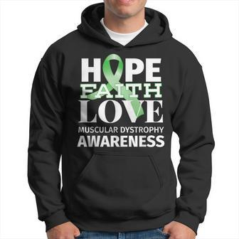Muscular Dystrophy Awareness Hope Faith Love Hoodie - Monsterry DE