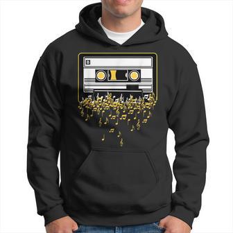 Music Notes Vintage Cassette Tape Classic 80S 90S Hoodie - Monsterry UK