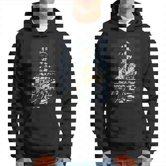 Música Retro Blues Hombre Toca Guitarra Jazz Sudadera - Regaloses