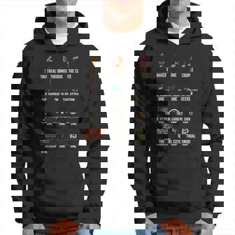 Musical Notes Symbol Definition Humor Musician Hoodie - Thegiftio