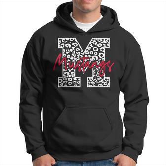 Mustangs School Sports Fan Team Spirit Hoodie - Seseable