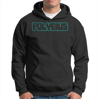Mysterious Conspiracy Green Shape Polybius Logo Hoodie - Monsterry CA
