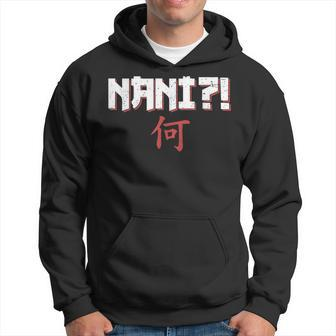 Nani Anime Lover Japanese Character Symbol Distressed Hoodie - Monsterry AU