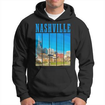 Nashville Skyline Tennessee Music City Vintage Pride Hoodie - Monsterry AU
