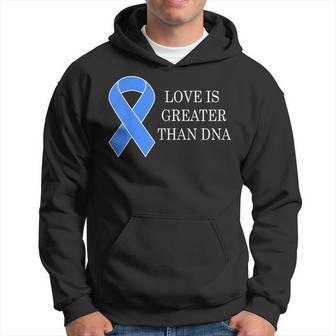 National Foster Care Month Blue Ribbon Love Hoodie - Monsterry DE