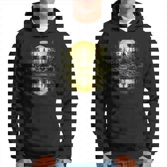 Nature Reflection Forest Trees Outdoor Wildlife Hoodie - Thegiftio