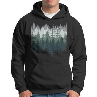 Nature Trees And Forest Hoodie - Monsterry