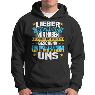 Neighbour Zum Geburtstag Lieber Nachbarn German Language Hoodie - Seseable