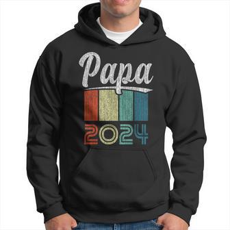 Neuer Papa Frischgebackener Papa Papa 2024 Kapuzenpullover - Geschenkecke