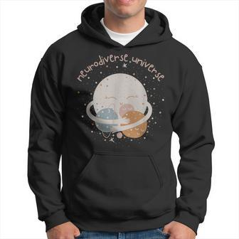 Neurodiverse Universe Inclusion Neurodivergent Adhd Hoodie - Seseable