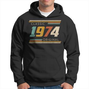 New Classic 1974 Original 50Th Birthday Hoodie - Seseable