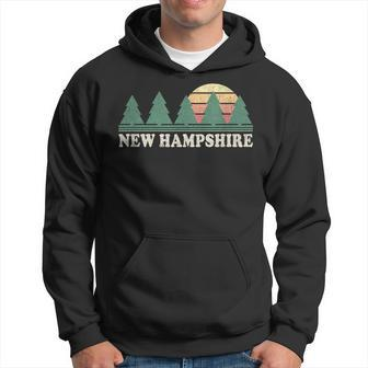 New Hampshire Nh Vintage Retro 70S Graphic Hoodie - Monsterry UK