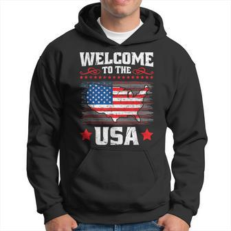 New Us Citizen Us Flag American Immigrant Citizenship Hoodie - Monsterry